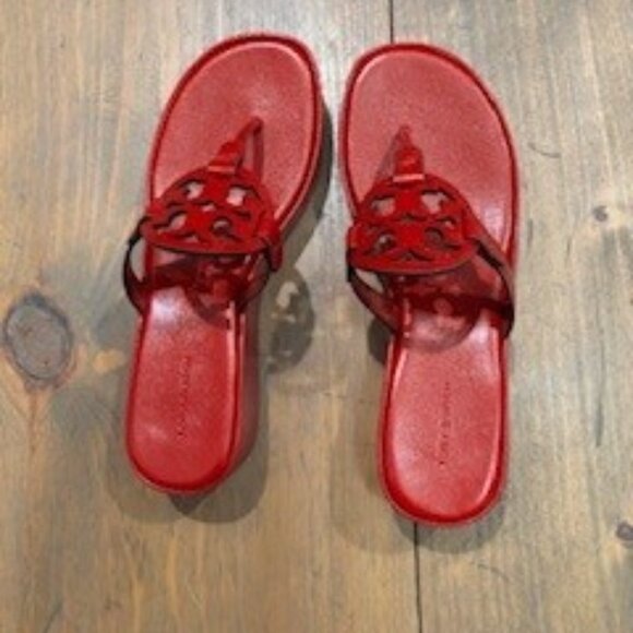 Tory Burch Red Sandals - Picture 1 of 3